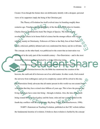 The Concept of Evolution