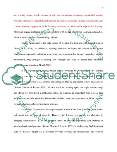 Experiential Learning in Pyramid Club