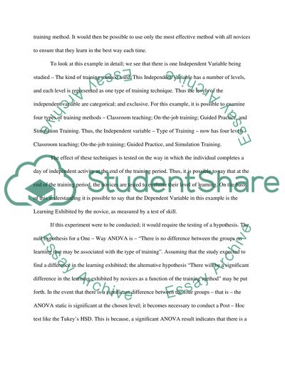 Introduction to Estimation and Analysis of Variance