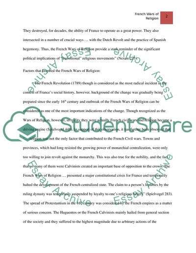 The Motivating Factors in the French Wars of Religion