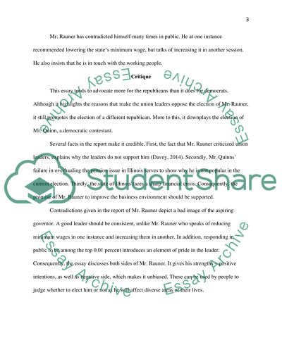 Union Leaders Gird for Battle Against Republican Running for Governor of Illinois