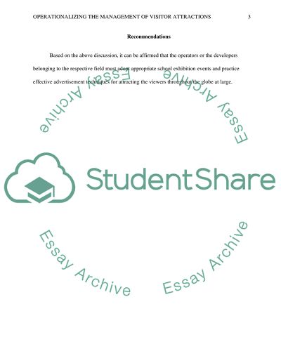 Operationalising the Management of Visitor Attractions