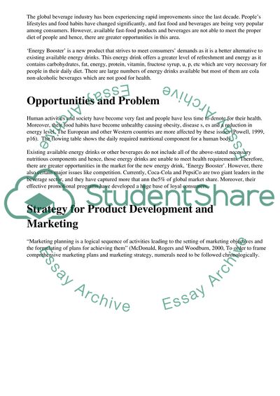 Product Development Strategies of Energy Drink