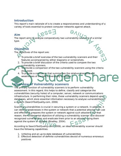 Network Security Tools Comparison