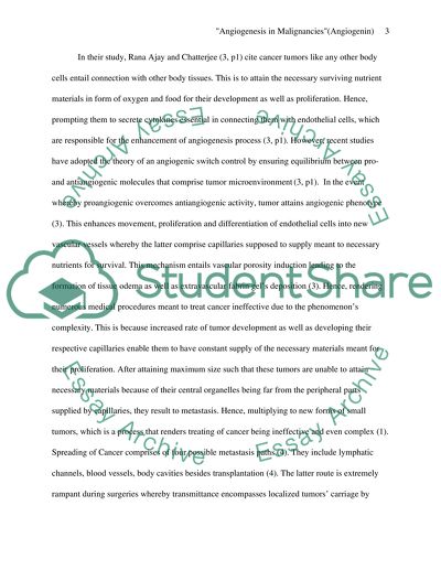 Angiogenesis in Malignancies