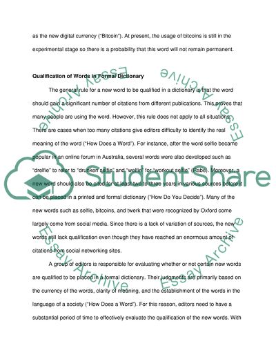 Should the Oxfords word of the year to be included in a formal dictionary