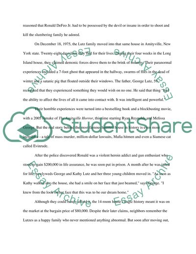 The Hoax of That House of Horror