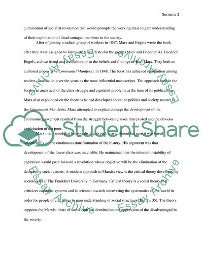 Social Conflict View