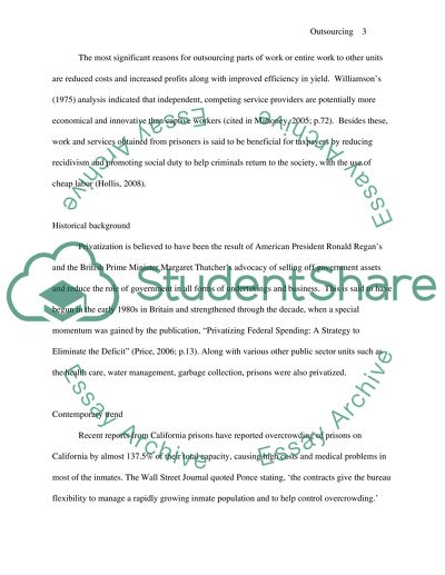 Outsourcing Prisoners to Different Countries - Potential Benefits and Risks