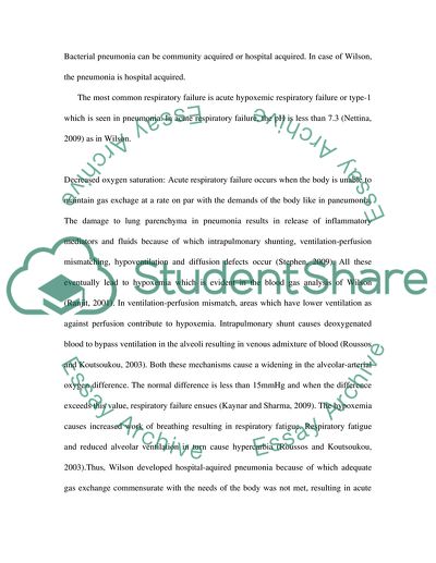 Respiratory failure Case Study