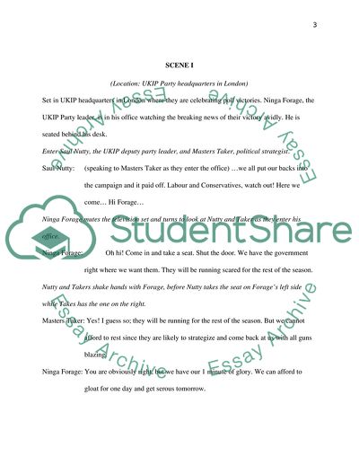 Interdisciplinary Approach to Politics: Theater Politics