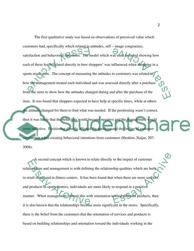 Analysis Concepts of Customer Satisfaction