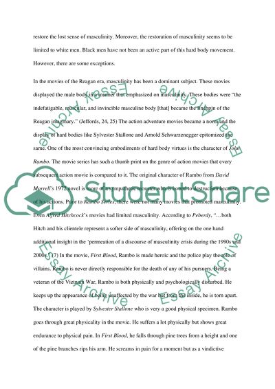 Hollywood Masculinity in the Reagan Era