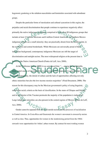 Racism in Central America against the Indigenous Population