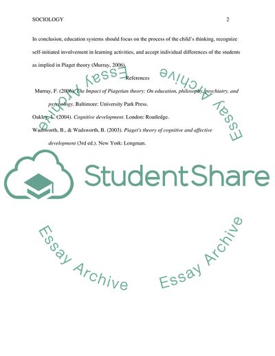 Cognitive Development