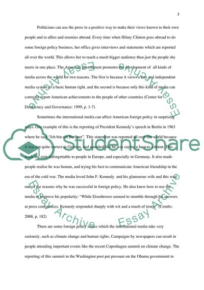 What Impact Do the Media and Public Opinion Have on American Foreign Policy