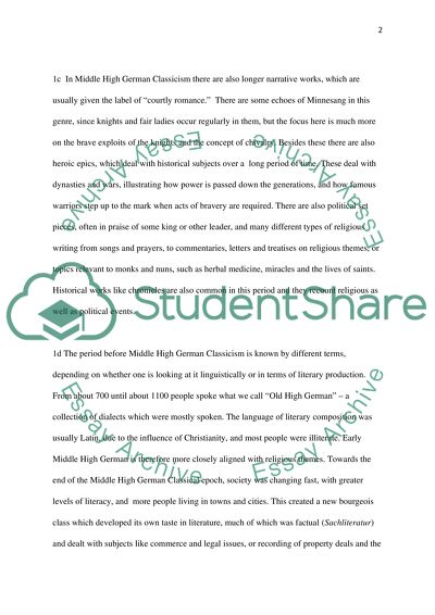 German Fairy Tales and Heinrich von Kleist