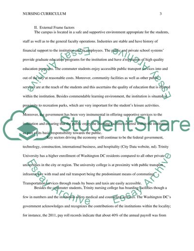 Curriculum and External Frame Factors