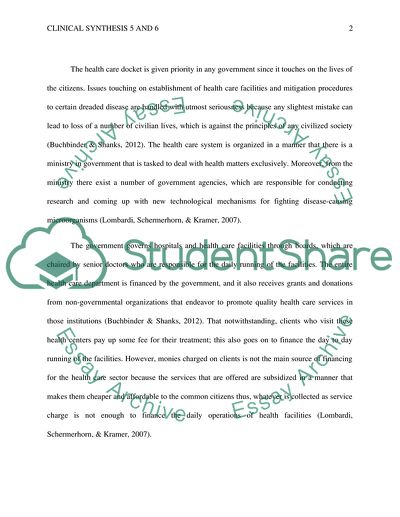 Clinical Synthesis 5 and 6