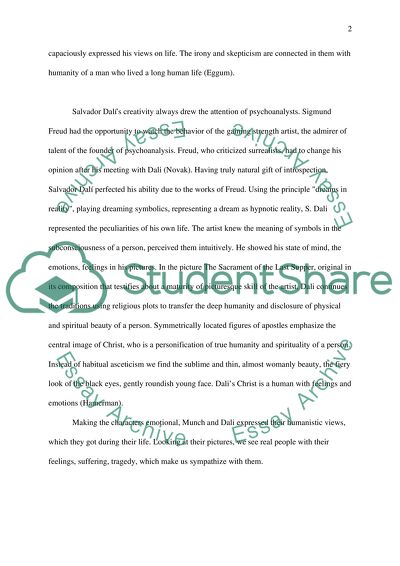 Edvard Munch and Salvador Dali