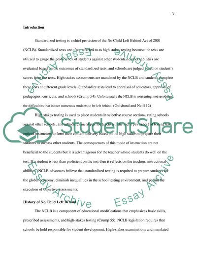 Standardized Assessments
