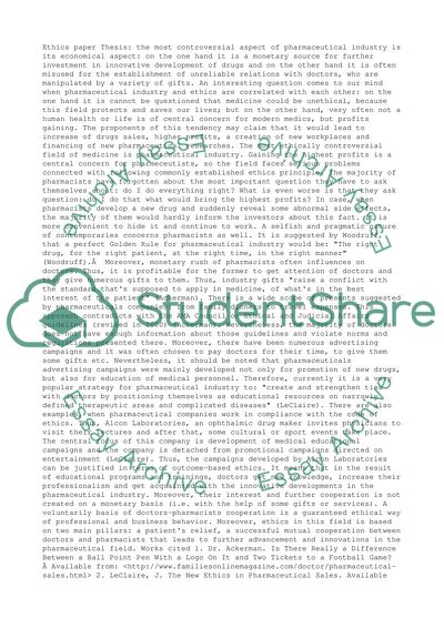 Economical aspect in pharmaceutical industry