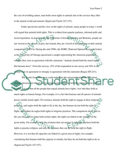 Should Animals Have Their Own Rights