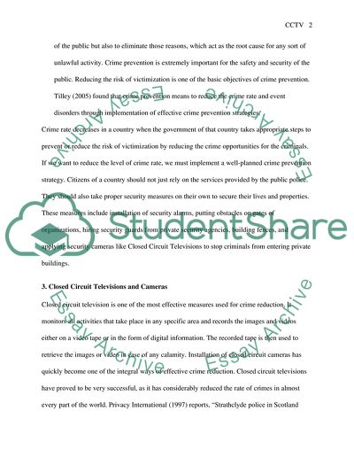 Does CCTV Reduce Crime