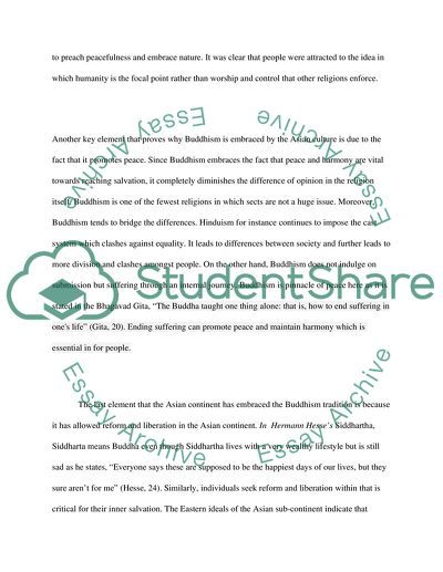 Why is Buddhism considered to be the only common meeting ground of Asian cultures