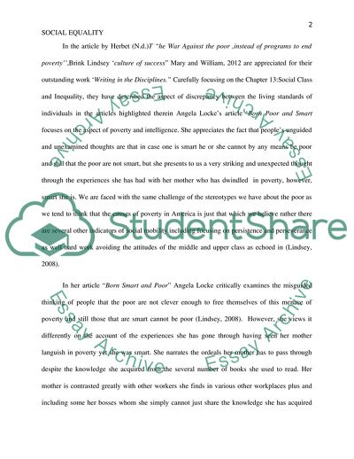 Social Class and Inequality