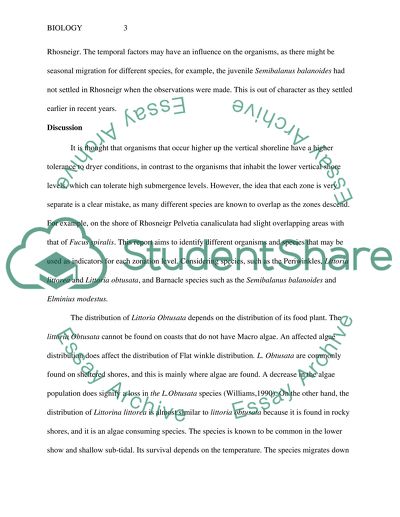 Outlining and Identifying the Characteristics of the Flora and Fauna