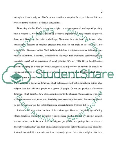 Confucianism as a Way of Life