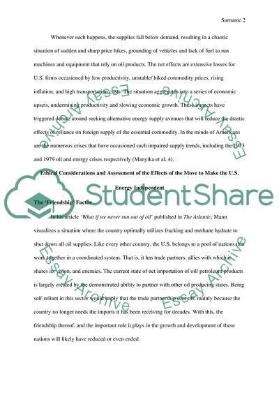 American Energy Independence