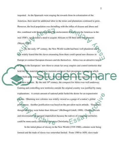 How Slavery started in the United States