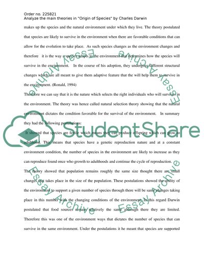 Origin of Species by Charles Darwin