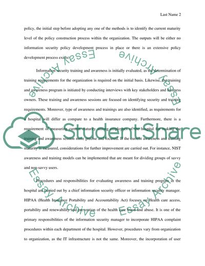 Information Security Guidelines for ABC Hospital
