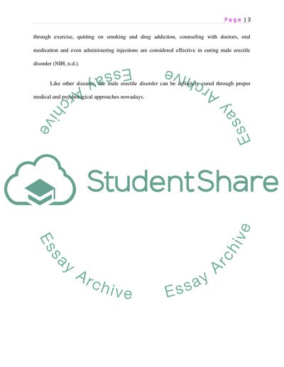 Male Erectile Disorder