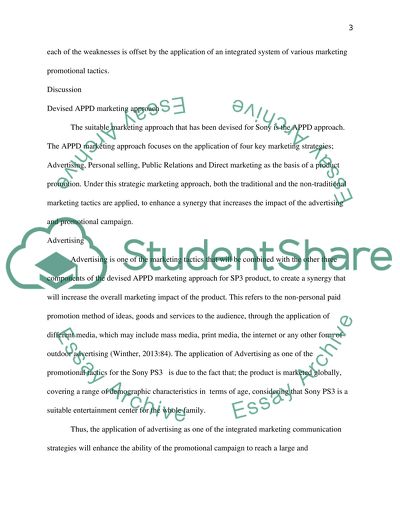 Strategic Marketing Communications for Sony Play Station 3