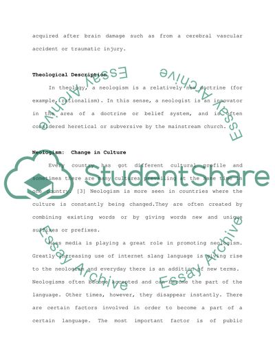 Neologisms in film and Televison