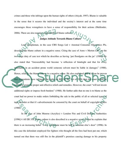 Blame or Compensation Culture Explained