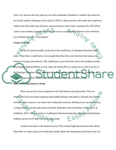 Stroke Awareness in USA