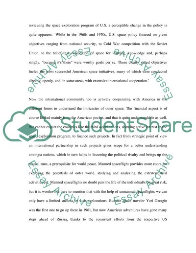 U.S. manned spaceflight proram