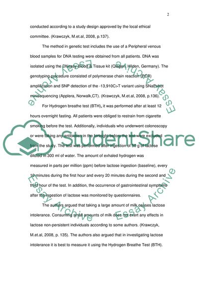 Concordance of Genetic and Breath Tests for Lactose Intolerance