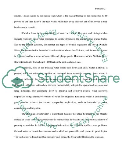 Water Resources Supply and Pollution