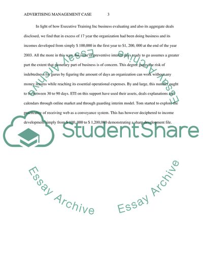 Marketing Management case