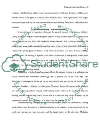 Creative Marketing Strategy