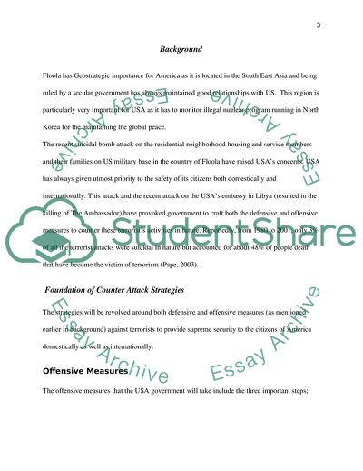 Attack on the Military Services Residential Areas in Floola