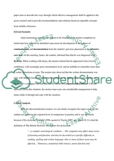 Management of a Learner Who Is Not Achieving the Level of Competence in an Intensive Care Unit