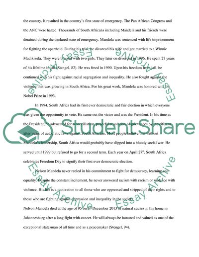 Significance of Nelson Mandela