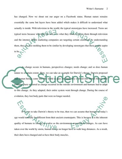 Who We are as Humans in 2013